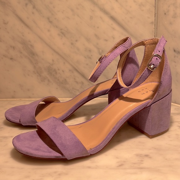 Super Adorable Lilac Strap Heels in size 6 - Picture 2 of 5